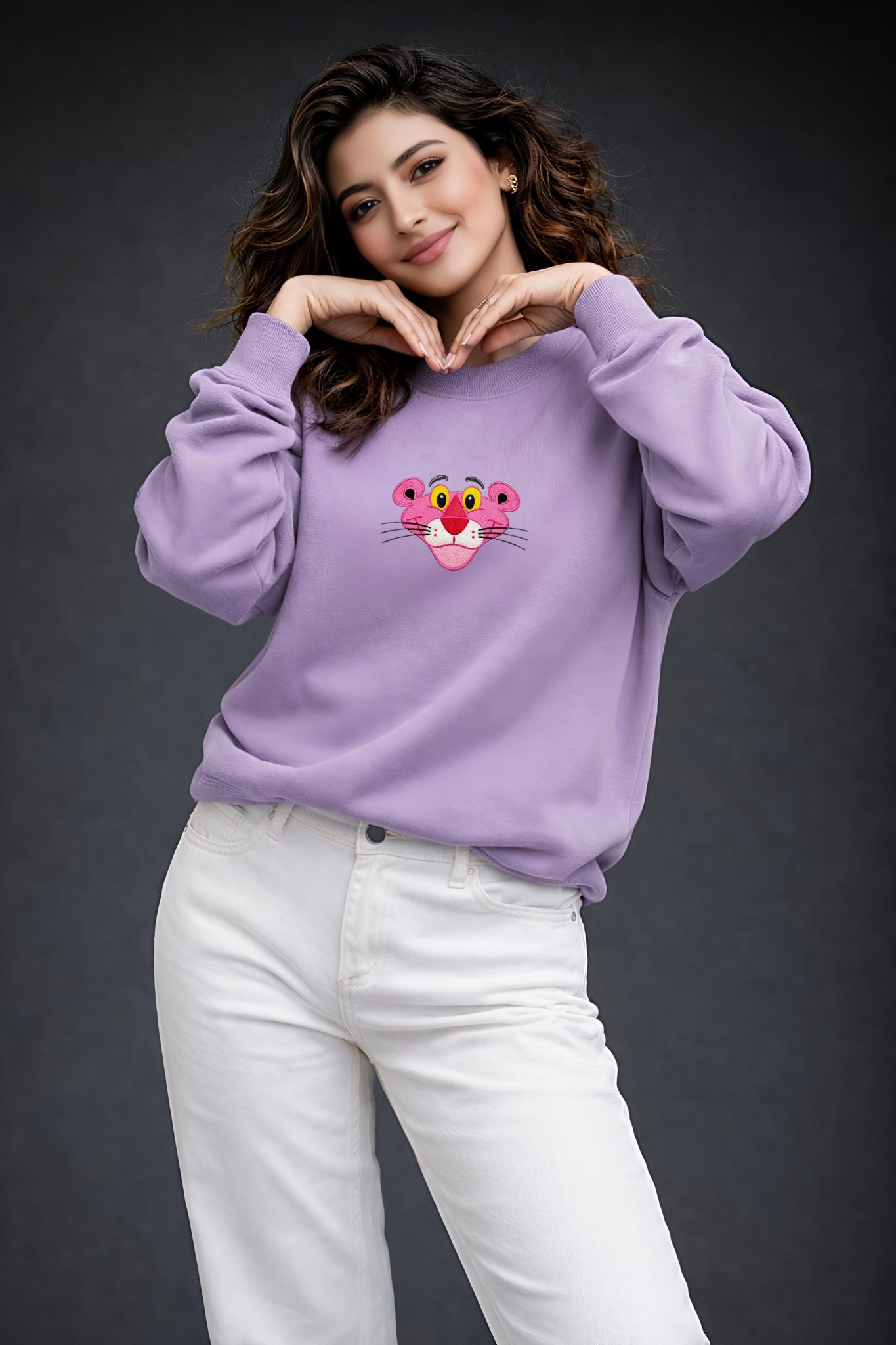 Blush Panther Female Special Sweatshirt - Image 2