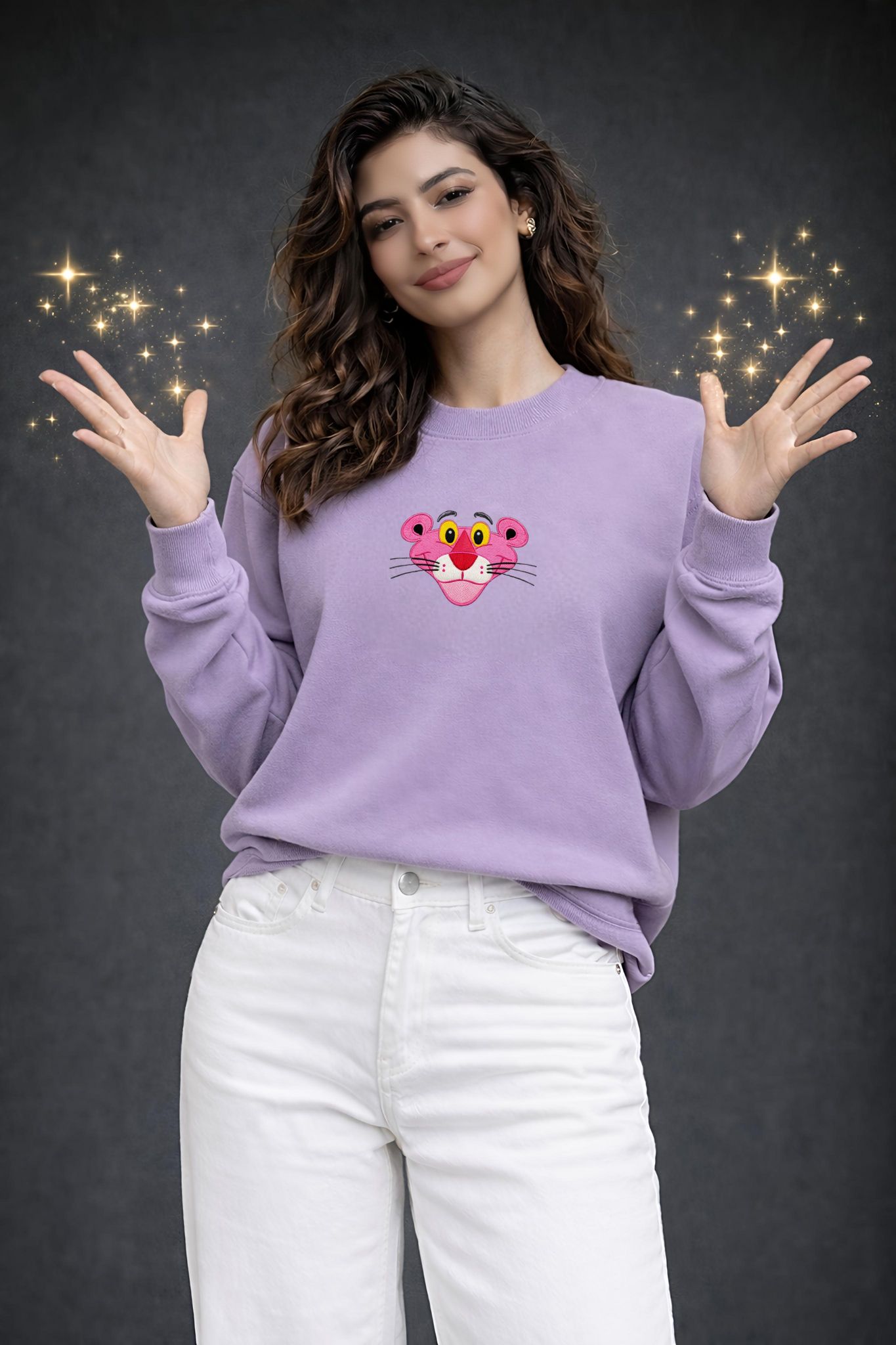 Blush Panther Female Special Sweatshirt - Image 4